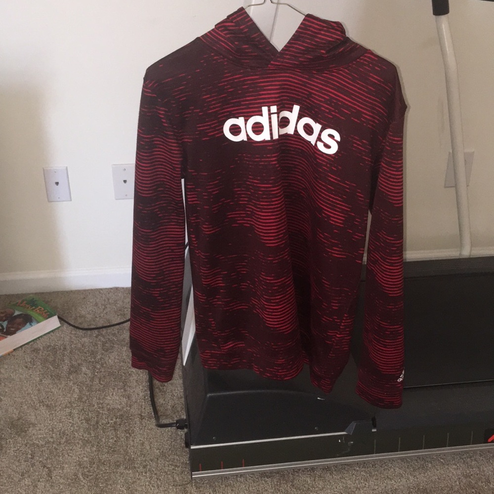 I am selling a red addias hoodie